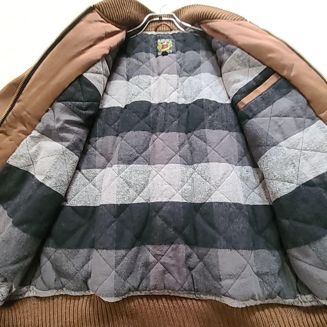 schott nyc 完売スタジャン デカワッペン ブラウン 美品 S