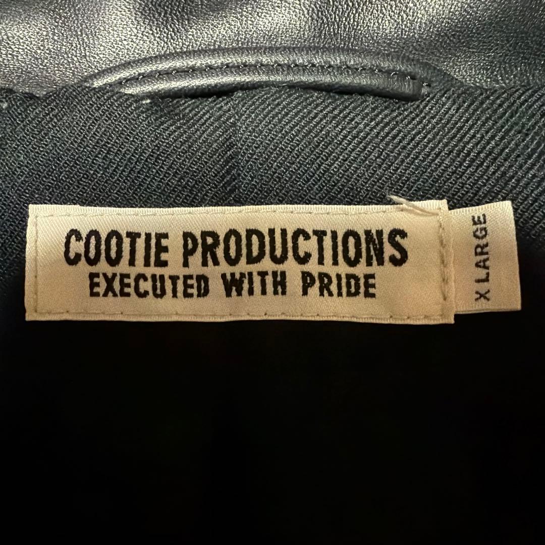 最安値　cootie productions leather coach XL