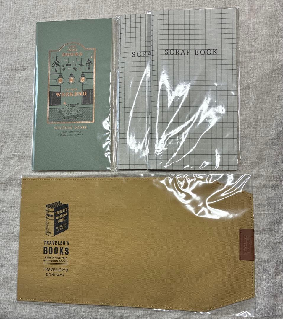 【新品】トラベラーズノート 限定 ブックカバー（文庫本サイズ）&リフィル