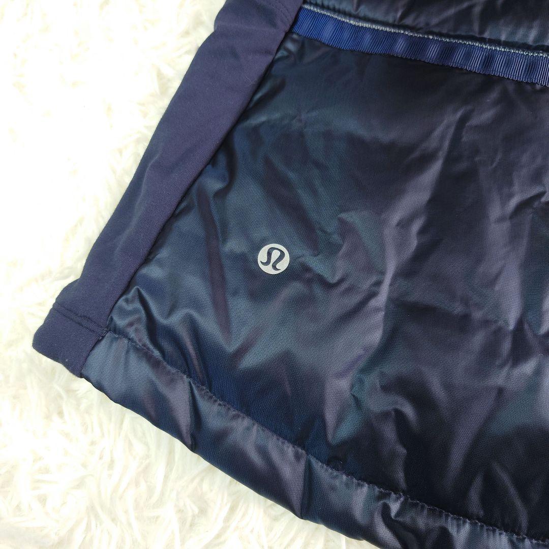 Lululemon ルルレモン 軽量 スリム ダウンベスト 紺 4 グース