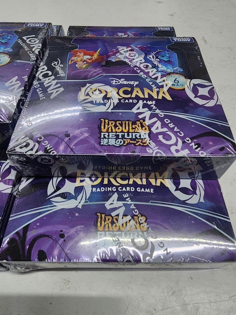 【未開封】ディズニー ロルカナ 逆襲のアースラ シュリンク付き6box