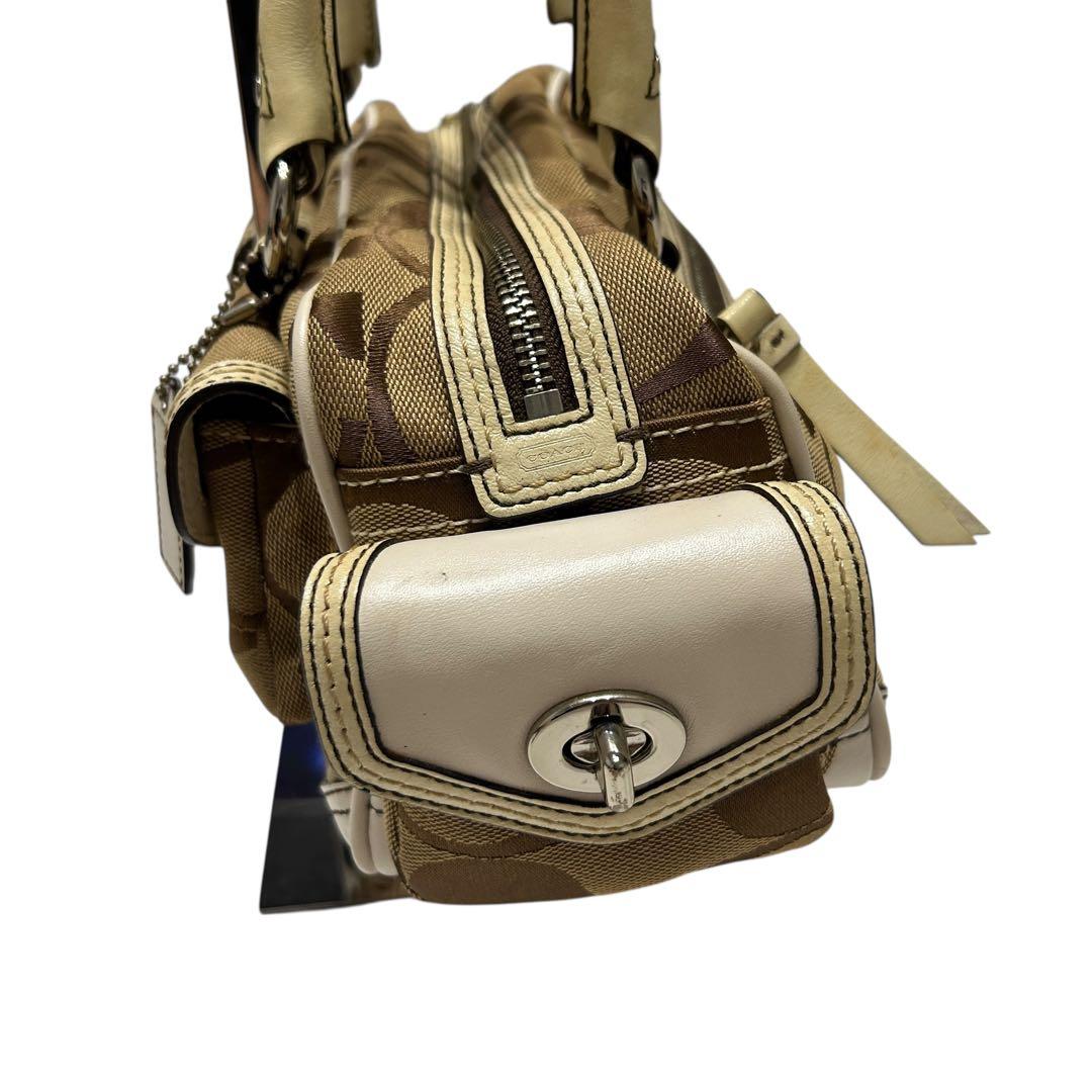 バッグ Coach Signature Gallery Pocket Satchel