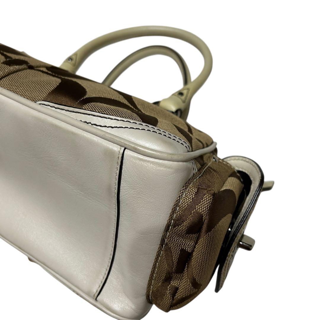 バッグ Coach Signature Gallery Pocket Satchel