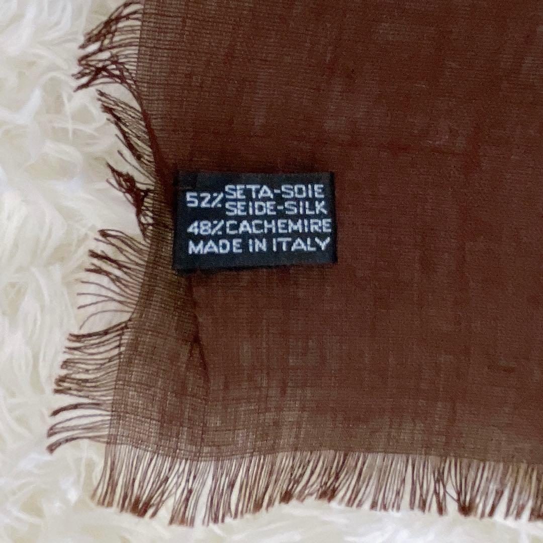 希少✨美品【CHANEL】ココマーク カメリア シルク カシミア 大判スカーフ