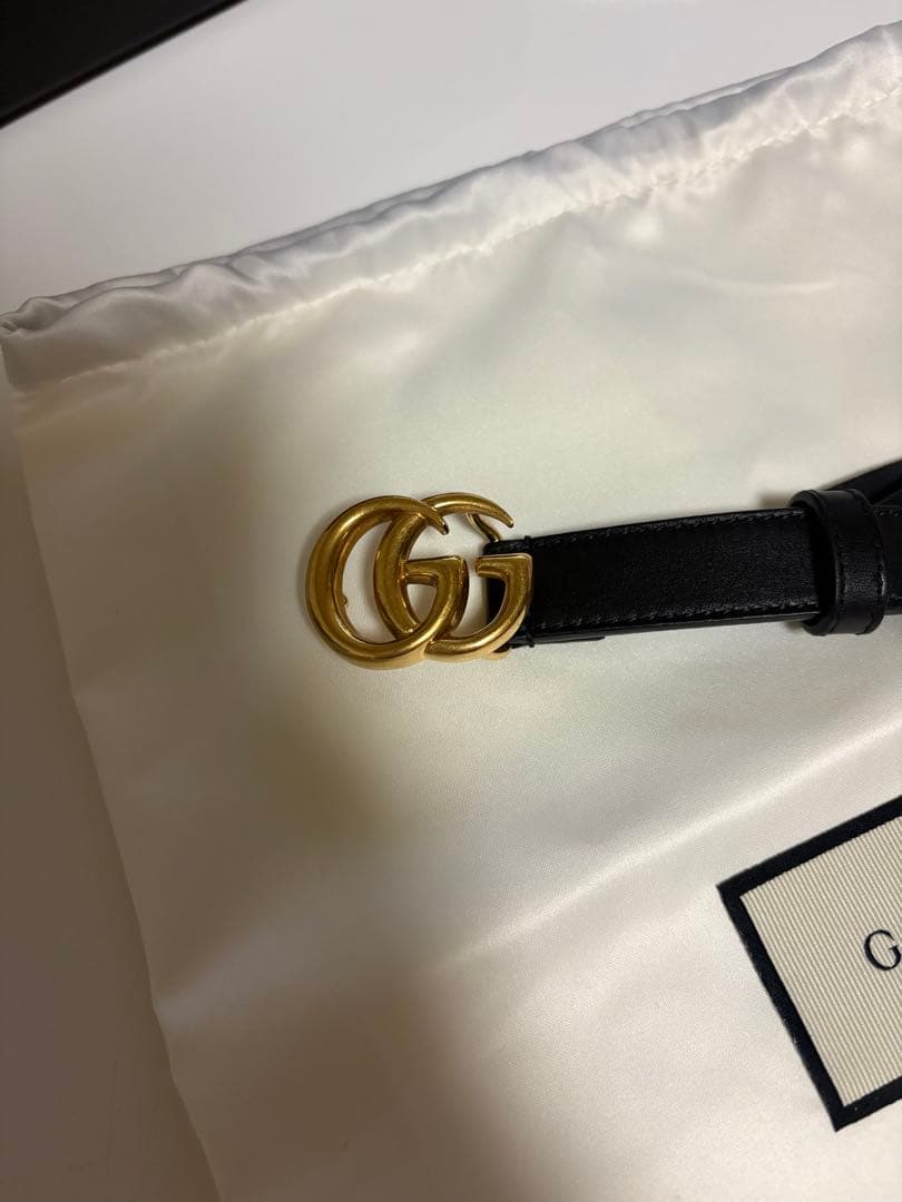 GUCCI ダブルG スリムベルト