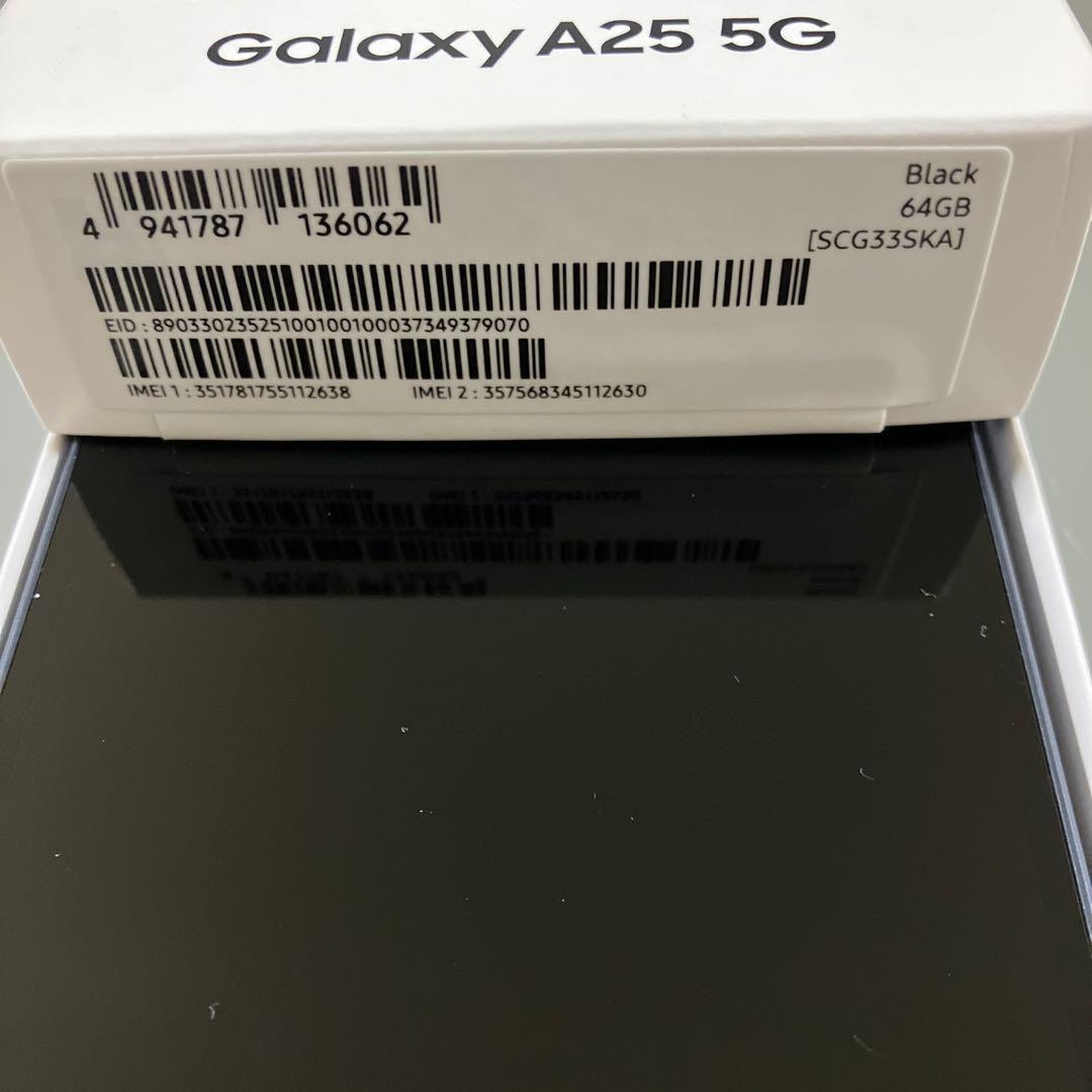 Samsung Galaxy A25 5G ブラック 64GB ①