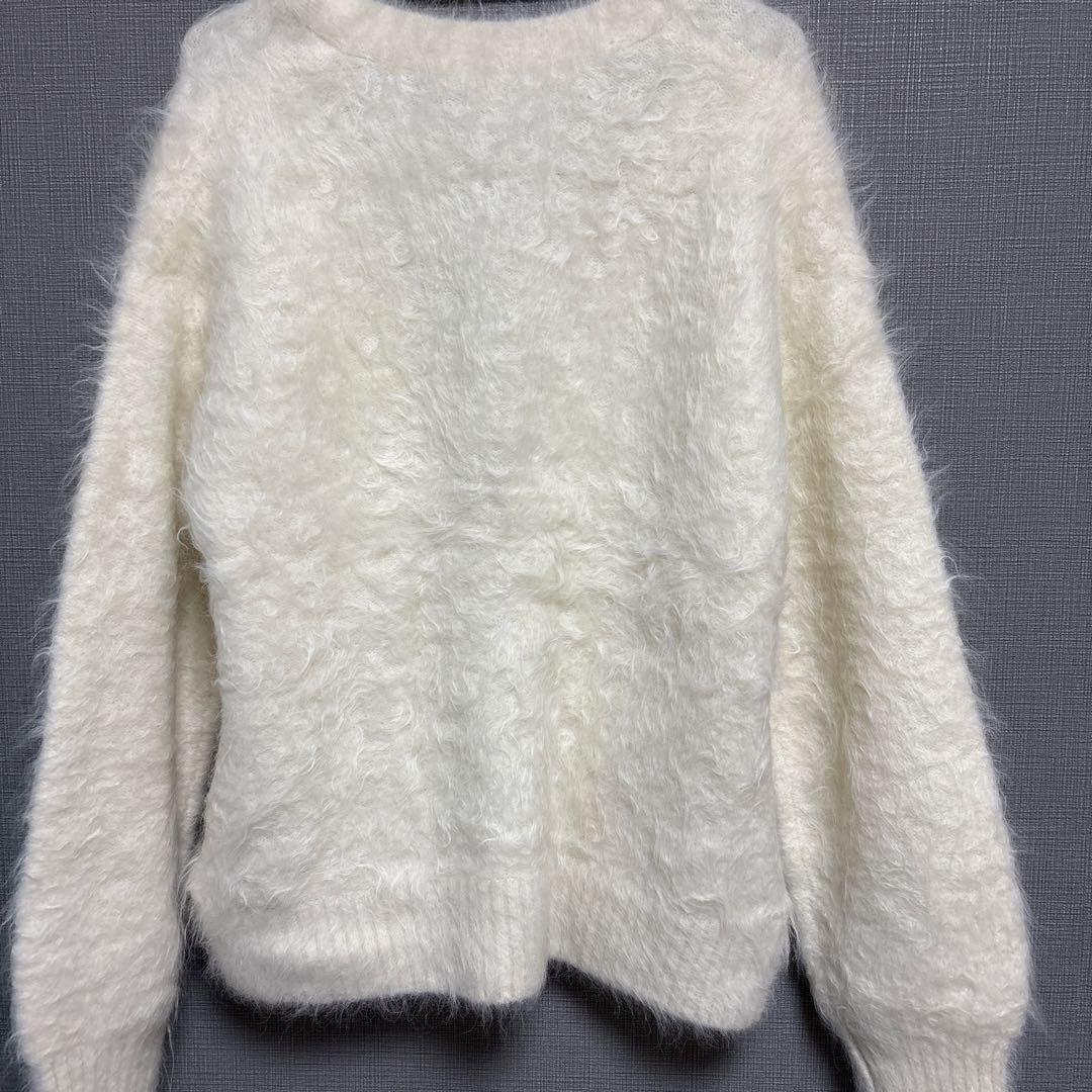 anuans アニュアンス　 ホワイト カーディガン Fサイズ