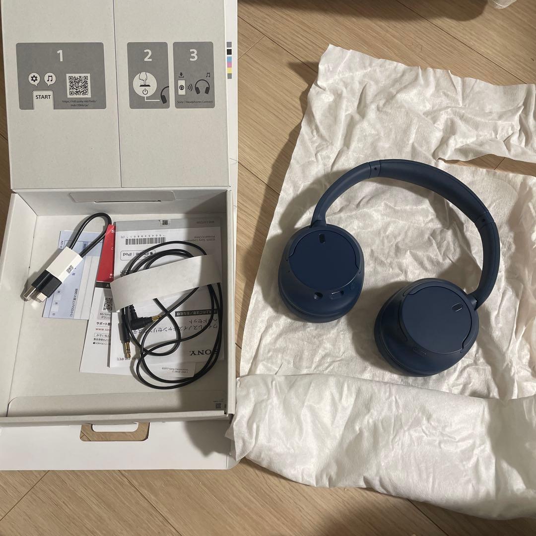 SONY WH-CH720N ブルーヘッドフォン