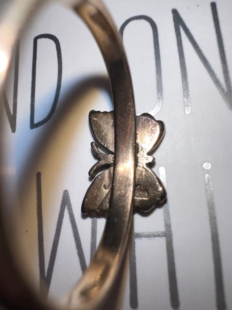 Needles ゴールドリング 箱付き17号