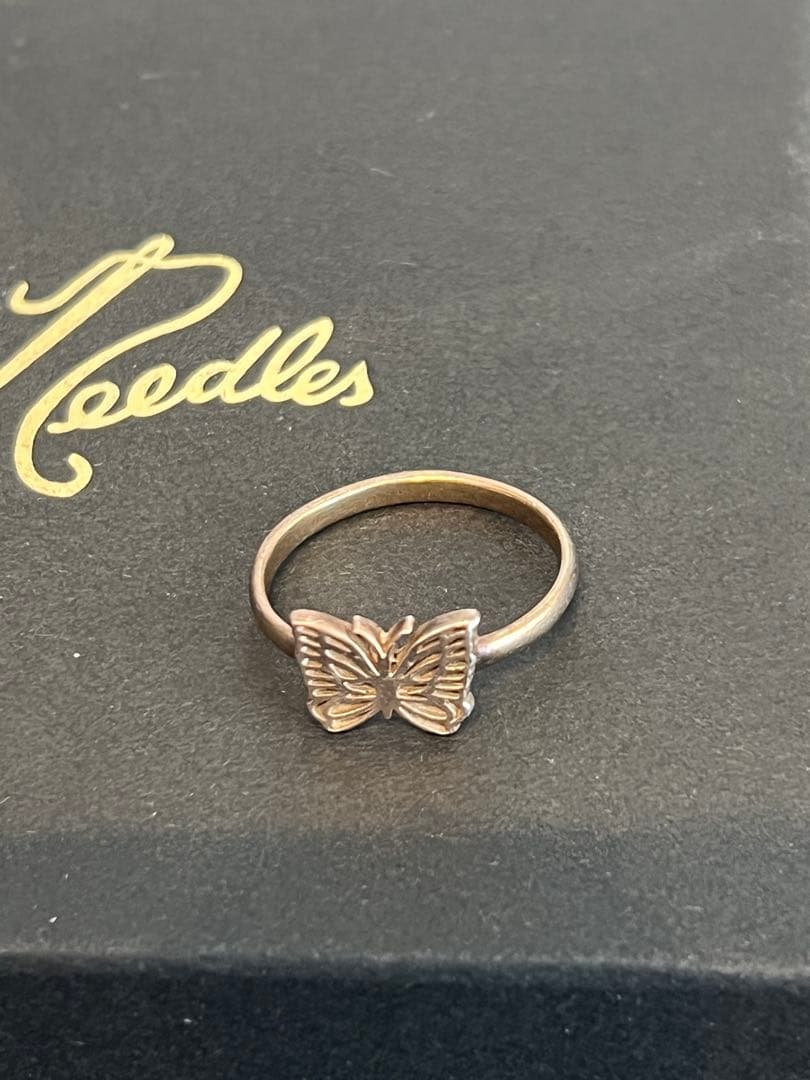 Needles ゴールドリング 箱付き17号