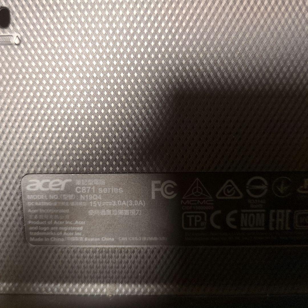 Acer chromebook 712 C871T-A38N ノートパソコン