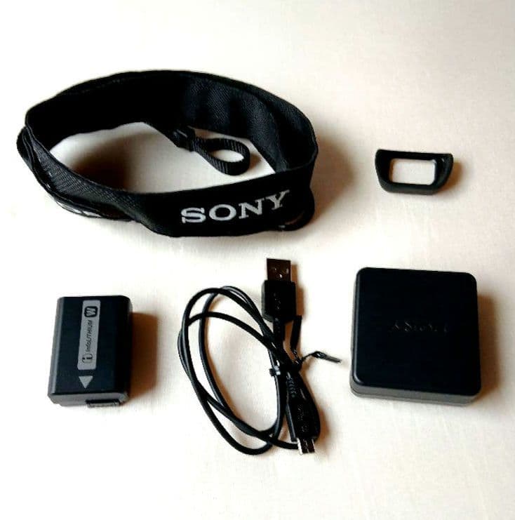 SONY α6000 ミラーレスカメラ 　&未使用バッテリー、レンズフィルター