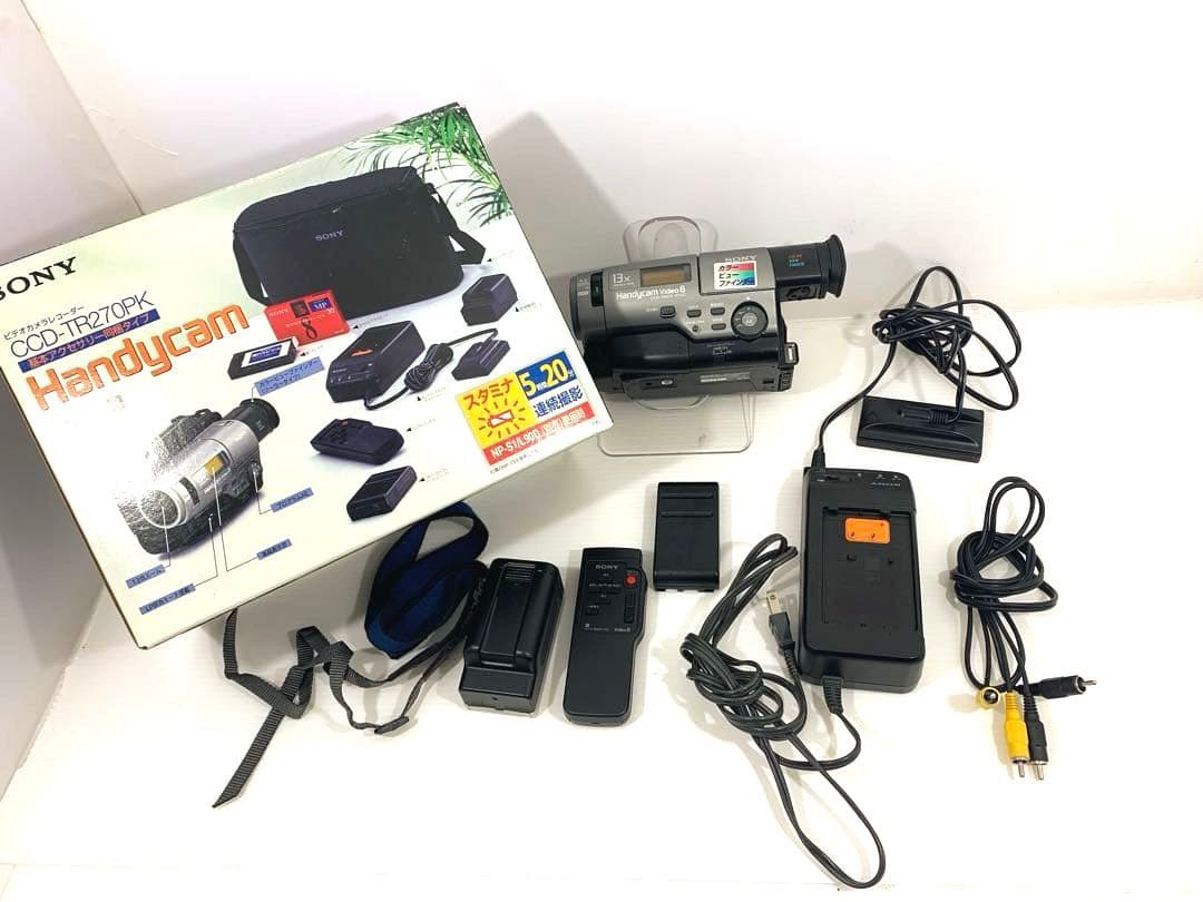 SONY Handycam Video8 CCD-TR270PK 化粧箱アリ