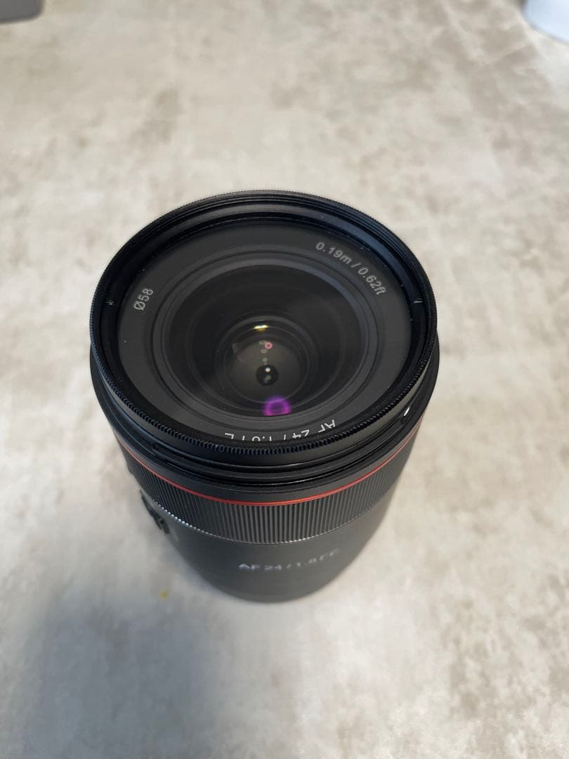 良品　SAMYANGサムヤンAF 24/1.8 FE 単焦点レンズ