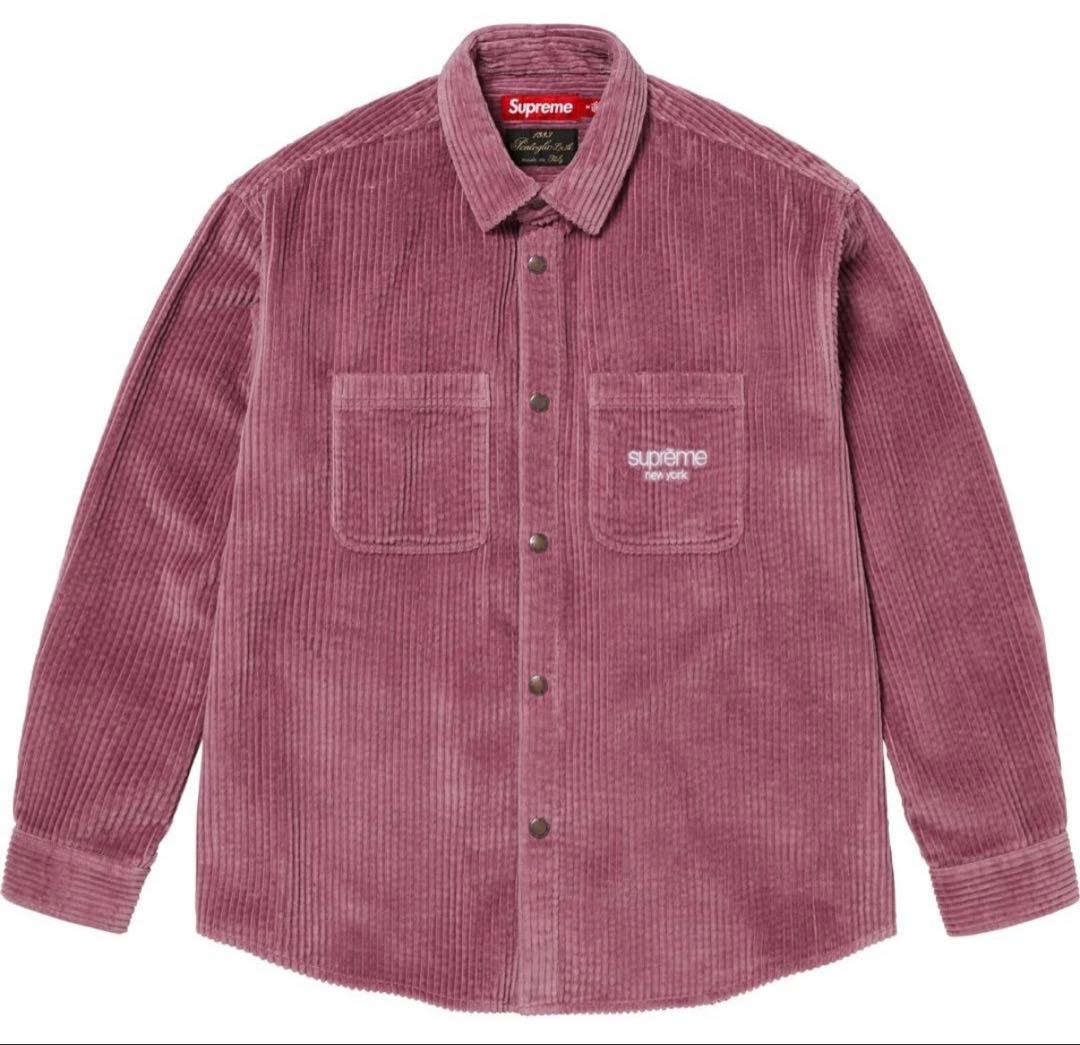 トップス Supreme Wide Wale Corduroy Snap Shirt
