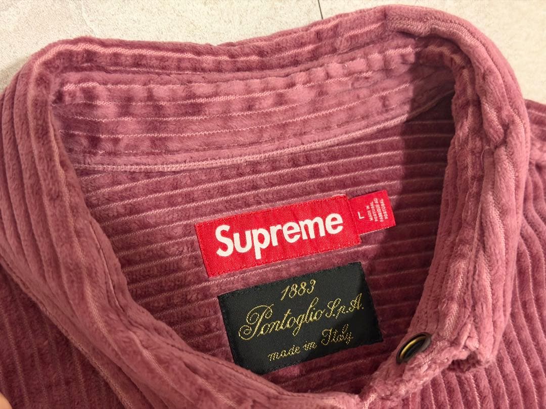 トップス Supreme Wide Wale Corduroy Snap Shirt