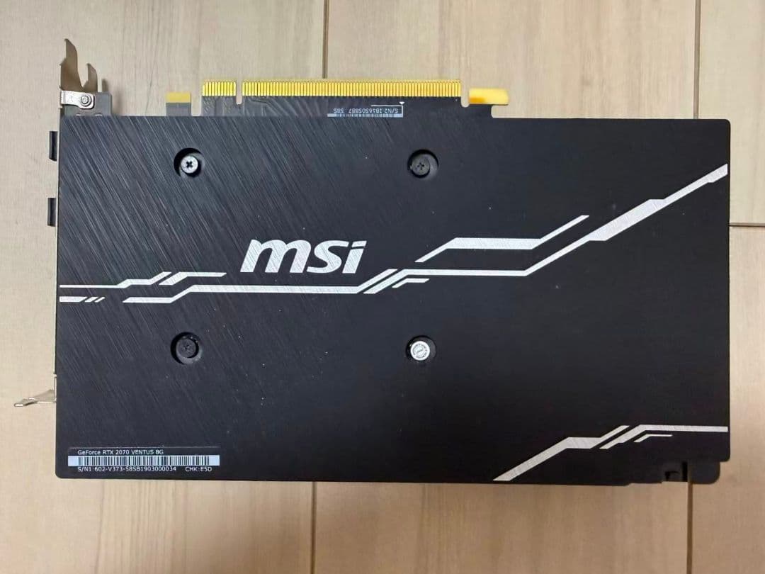 MSI GeForce RTX 2070 VENTUS 8Gグラフィックスボード