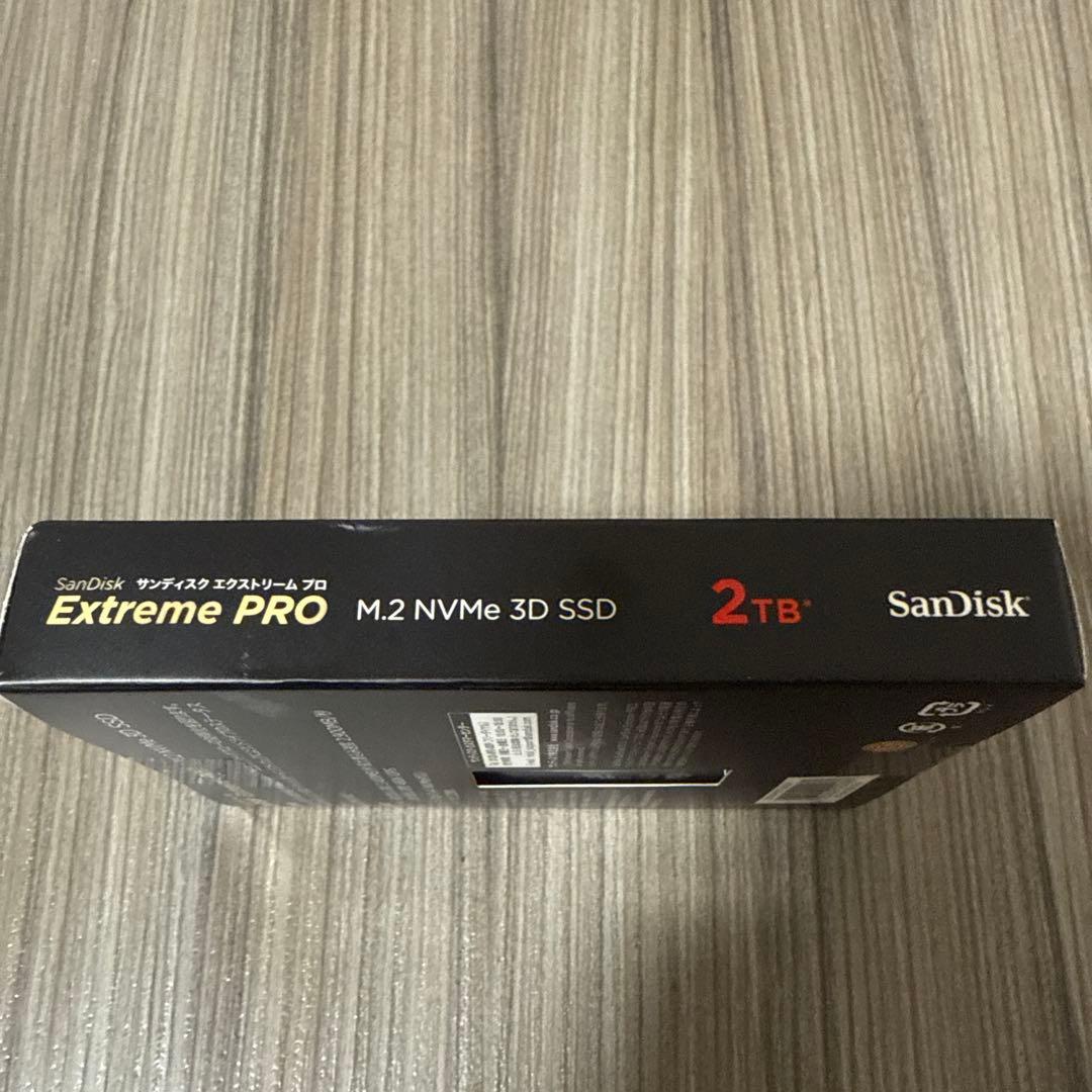 内蔵型SSD SanDisk Extreme PRO M.2 NVMe 3D SSD 2TB