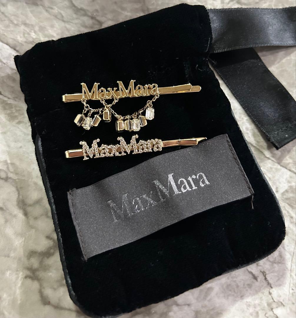 【MaxMara】ヘアピン 2点セット