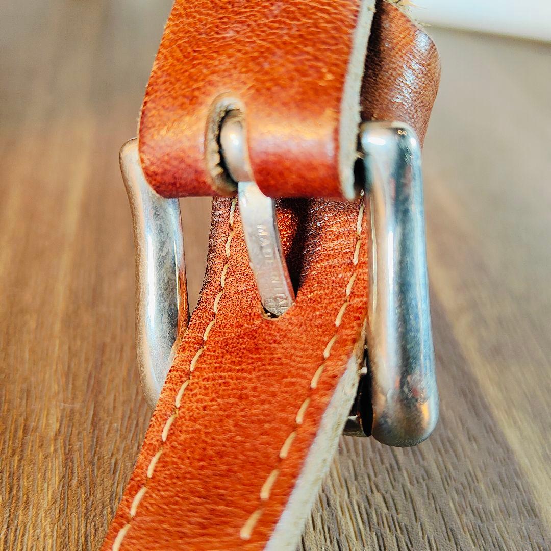 【極美品】オロビアンコ　イタリア製　高級レザーショルダーバッグ　本革 正規品