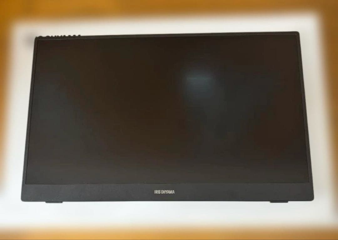 アイリスオーヤマ15.6型薄型ポータブルモニター DP-DF163S-B【美品】
