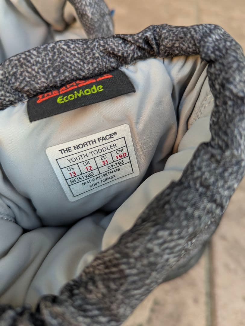 【新品】THE NORTH FACE キッズ ヌプシ ブーツ スノーブーツ 19