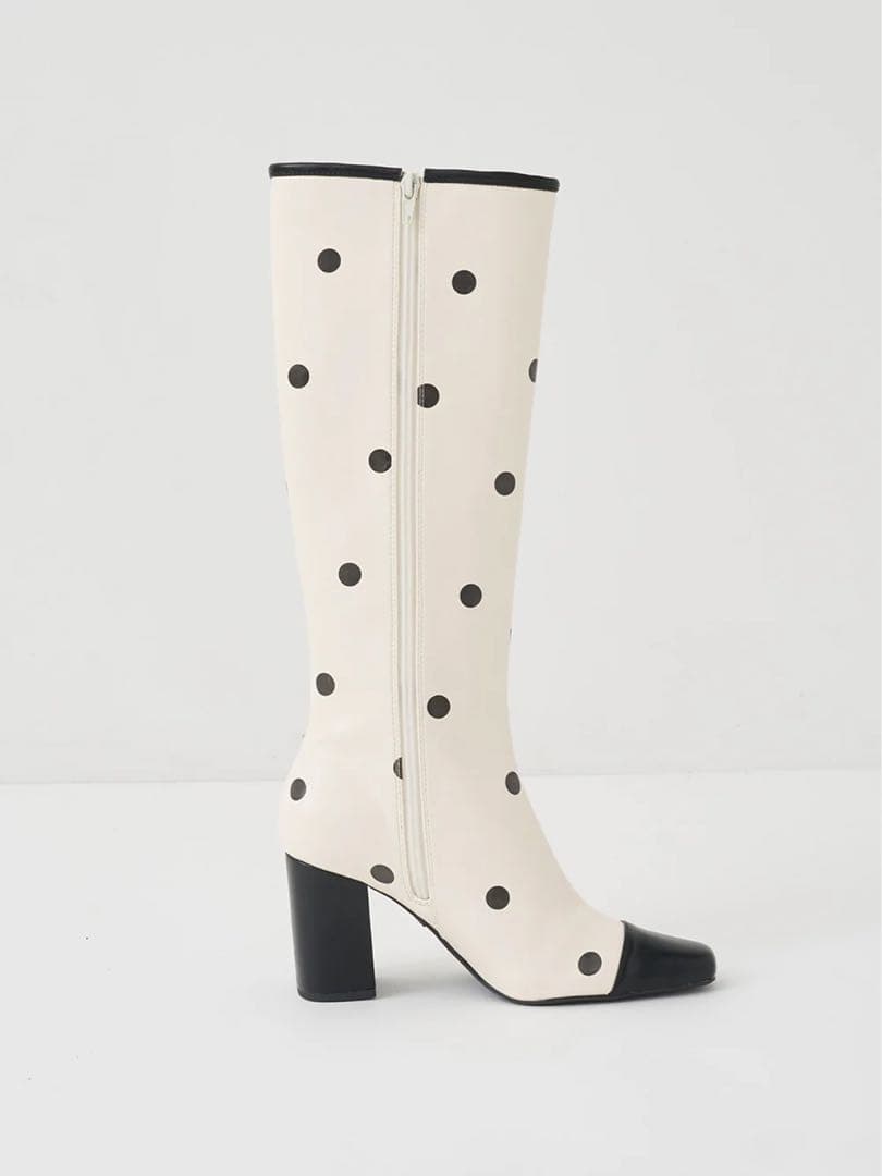 Darich バイカラードットロングブーツ ダーリッチ SS シューズ ブーツ