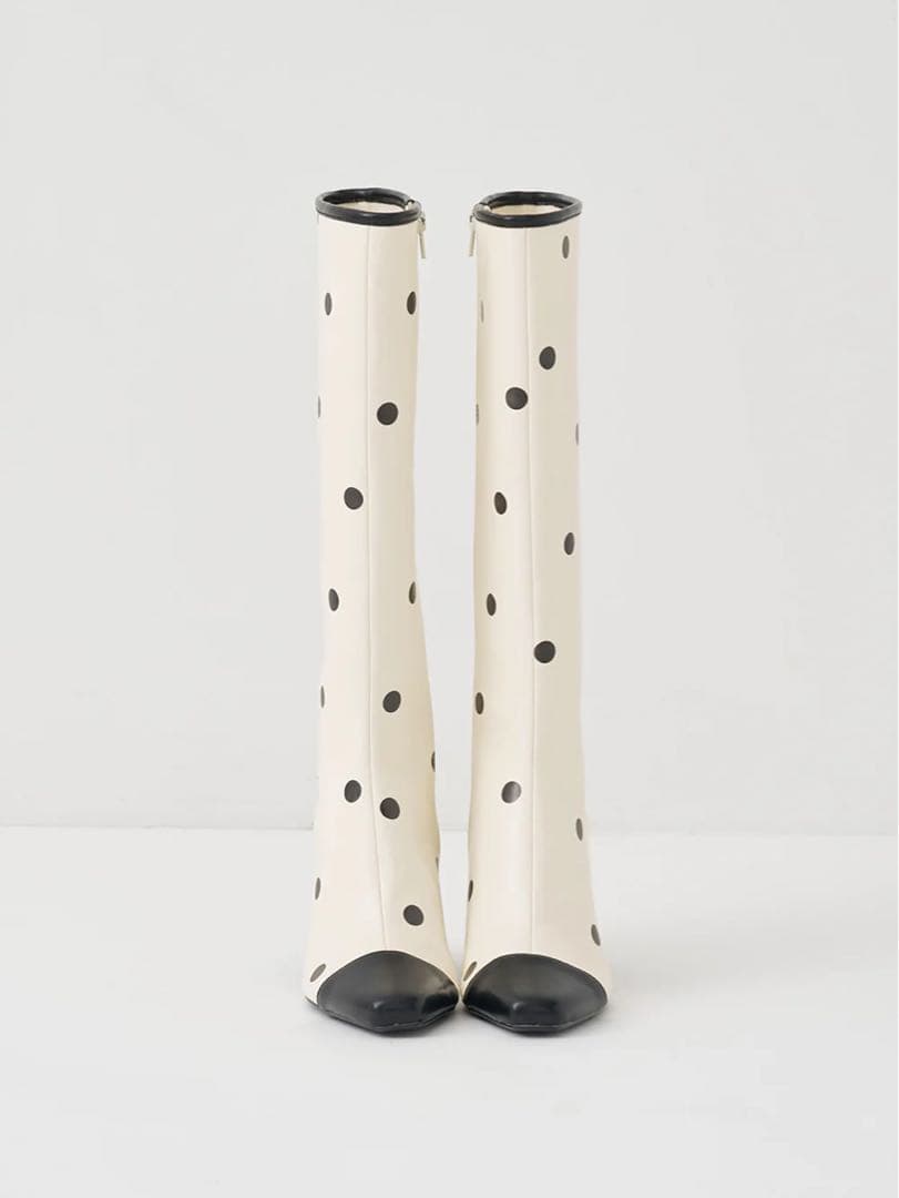 Darich バイカラードットロングブーツ ダーリッチ SS シューズ ブーツ