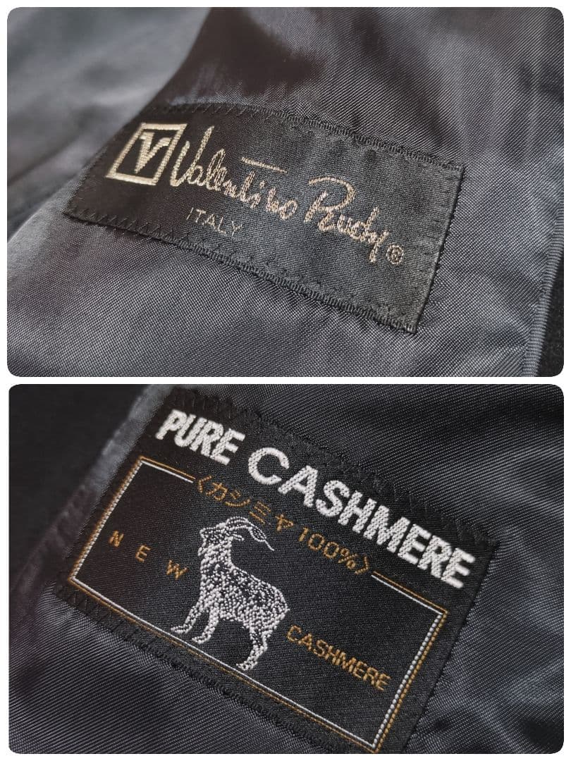 極美品！ValentinoRudy　カシミヤ100%ロングチェスターコート　LL