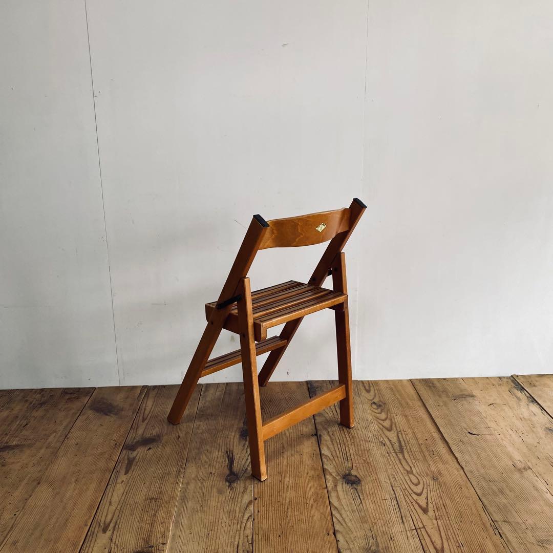 DEL FABBRO イタリア製 フォールディング チェア 椅子 折り畳み