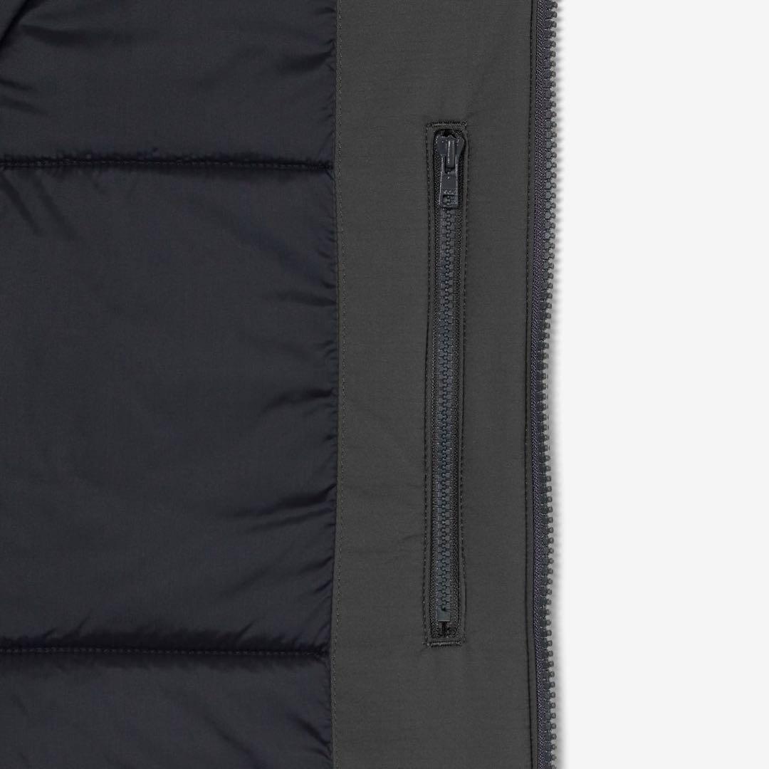 ENNOYとスタイリスト私物 PADDED NYLON HOODIE グレー