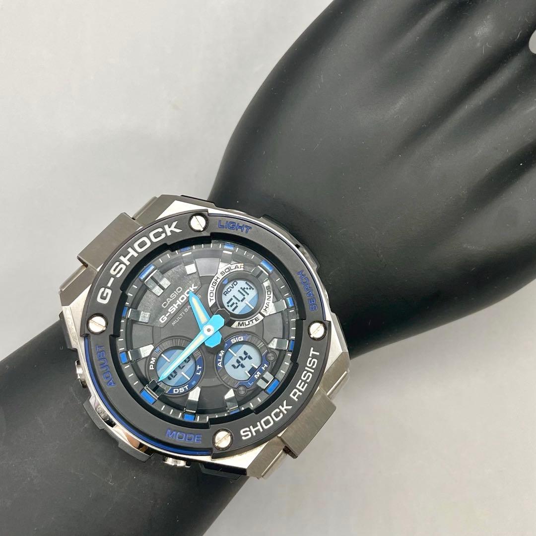稼動品✨️G-SHOCK カシオ GSTーW100Dー1A2JF・電波ソーラー