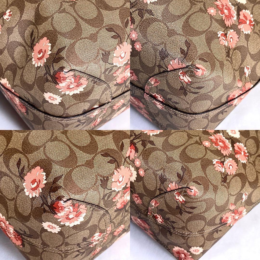 【極美品】コーチ 78279 リバーシブル シグネチャー トートバッグ レザー