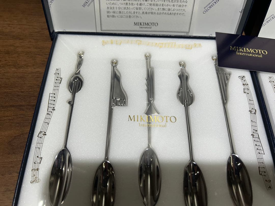 期間限定お値下げ　MIKIMOTO 音楽モチーフ カトラリーセット 10点