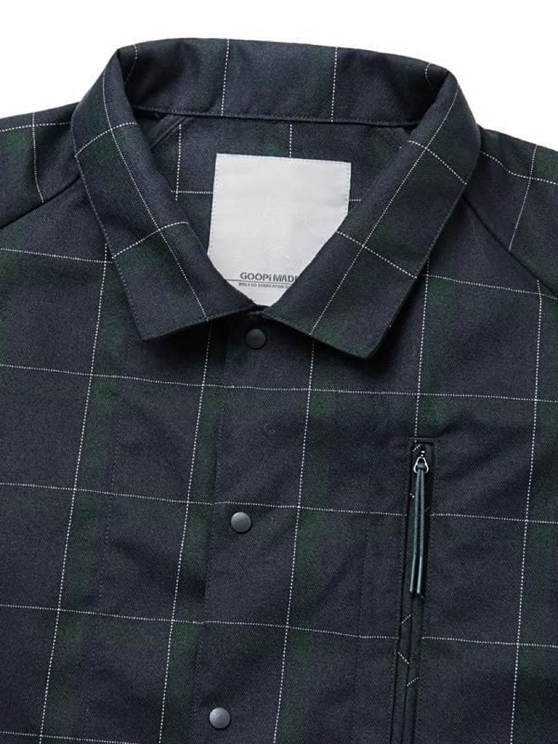 GOOPiMADE FD-G4 オーバーサイズ メッシュチェックシャツ サイズ1