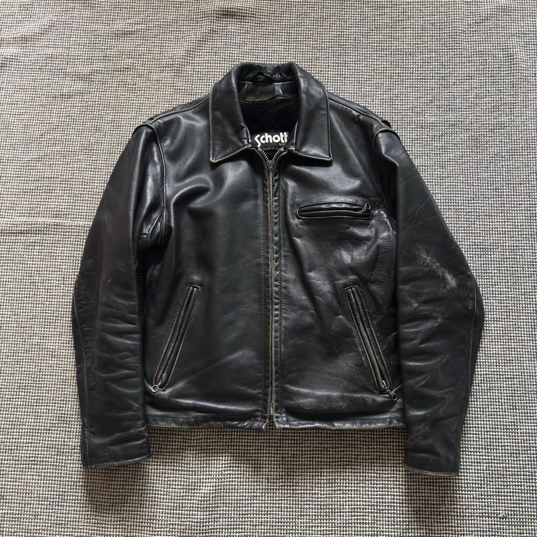 Schott シングルライダース　38 ライナー付