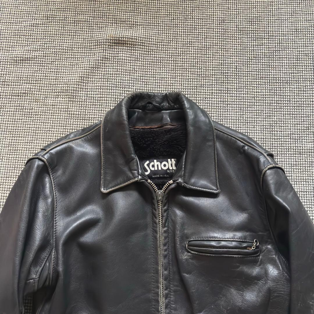 Schott シングルライダース　38 ライナー付