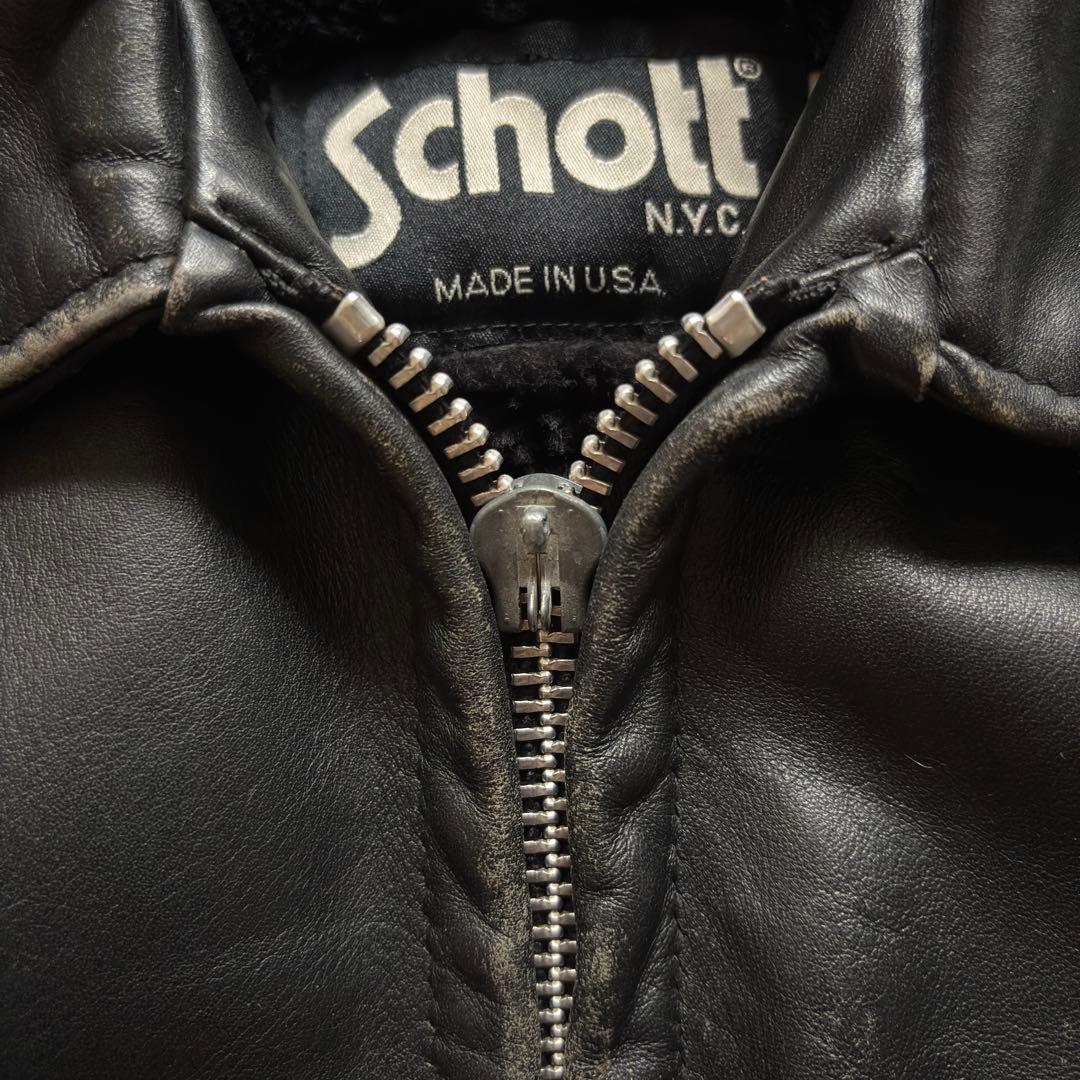 Schott シングルライダース　38 ライナー付