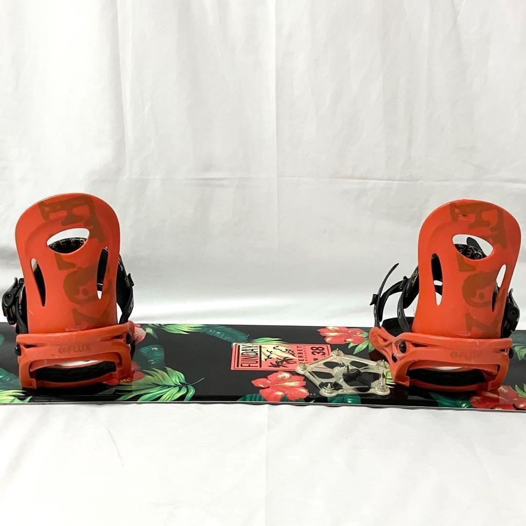 SHERBET × FLUX スノーボードセット 板138cm スノーボード