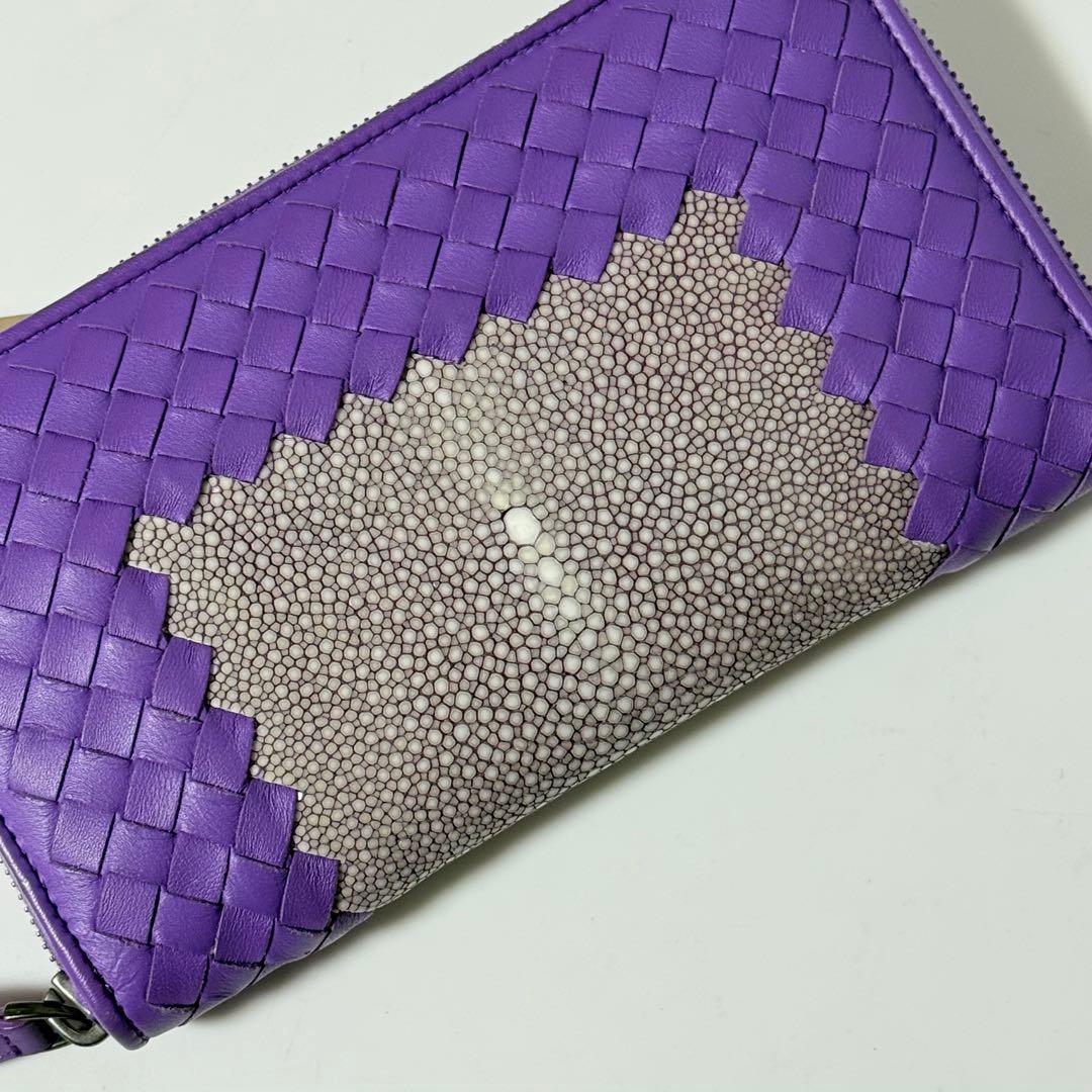 ⭐️新品未使用⭐️　ボッテガヴェネタ　イントレチャート　スティングレイ　長財布