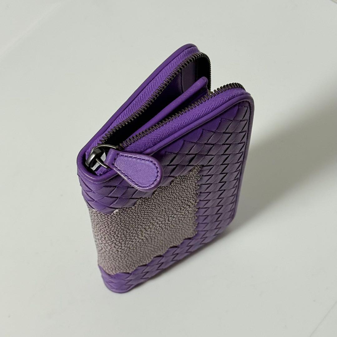 ⭐️新品未使用⭐️　ボッテガヴェネタ　イントレチャート　スティングレイ　長財布