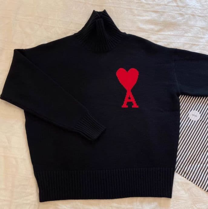 n 様 ハート型ニットセーター Lサイズ