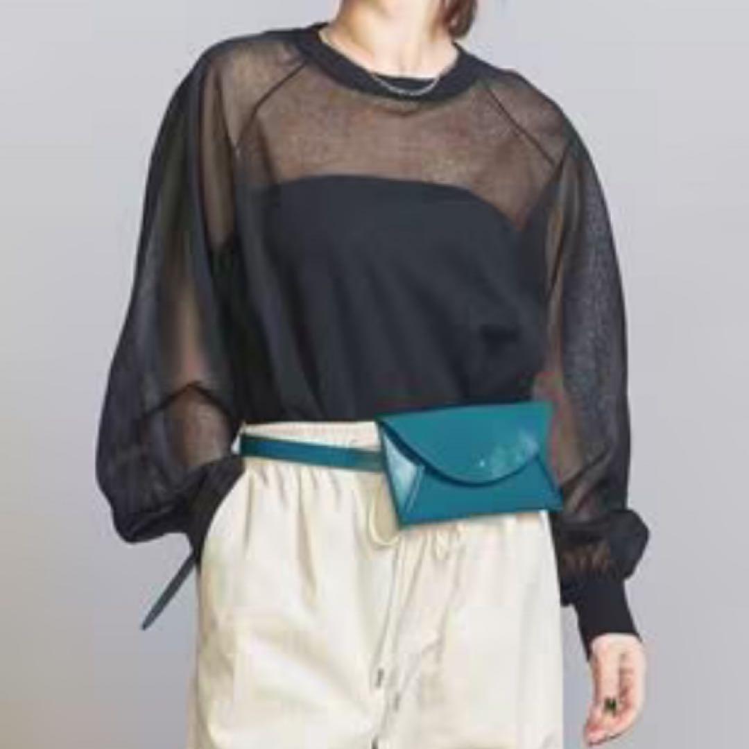 【新品未使用】マヌエラ　レザー　ポーチベルト　2way ショルダーバッグ