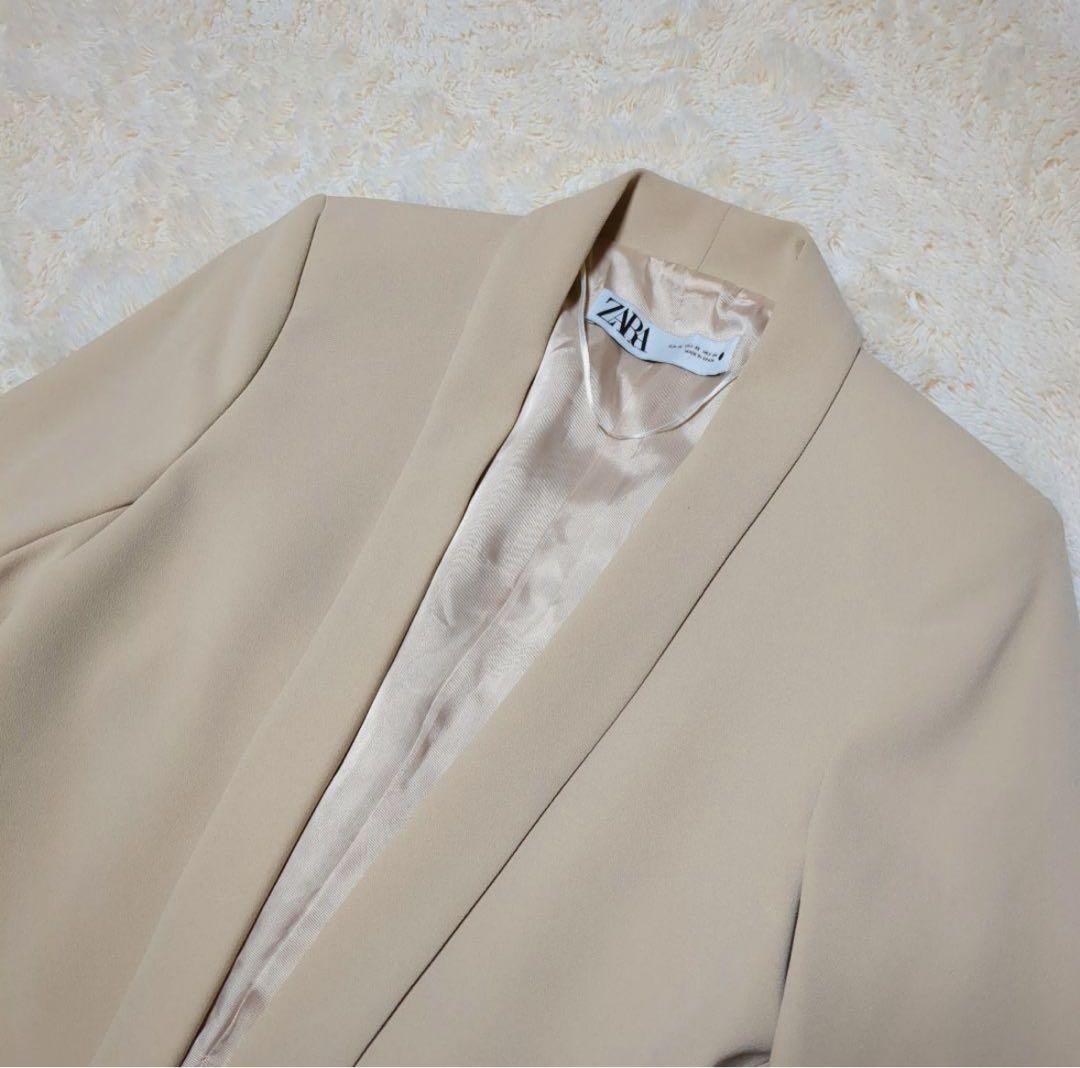 美品！ZARA　スーツセットアップ　ロールアップスリーブ　ワイドパンツ