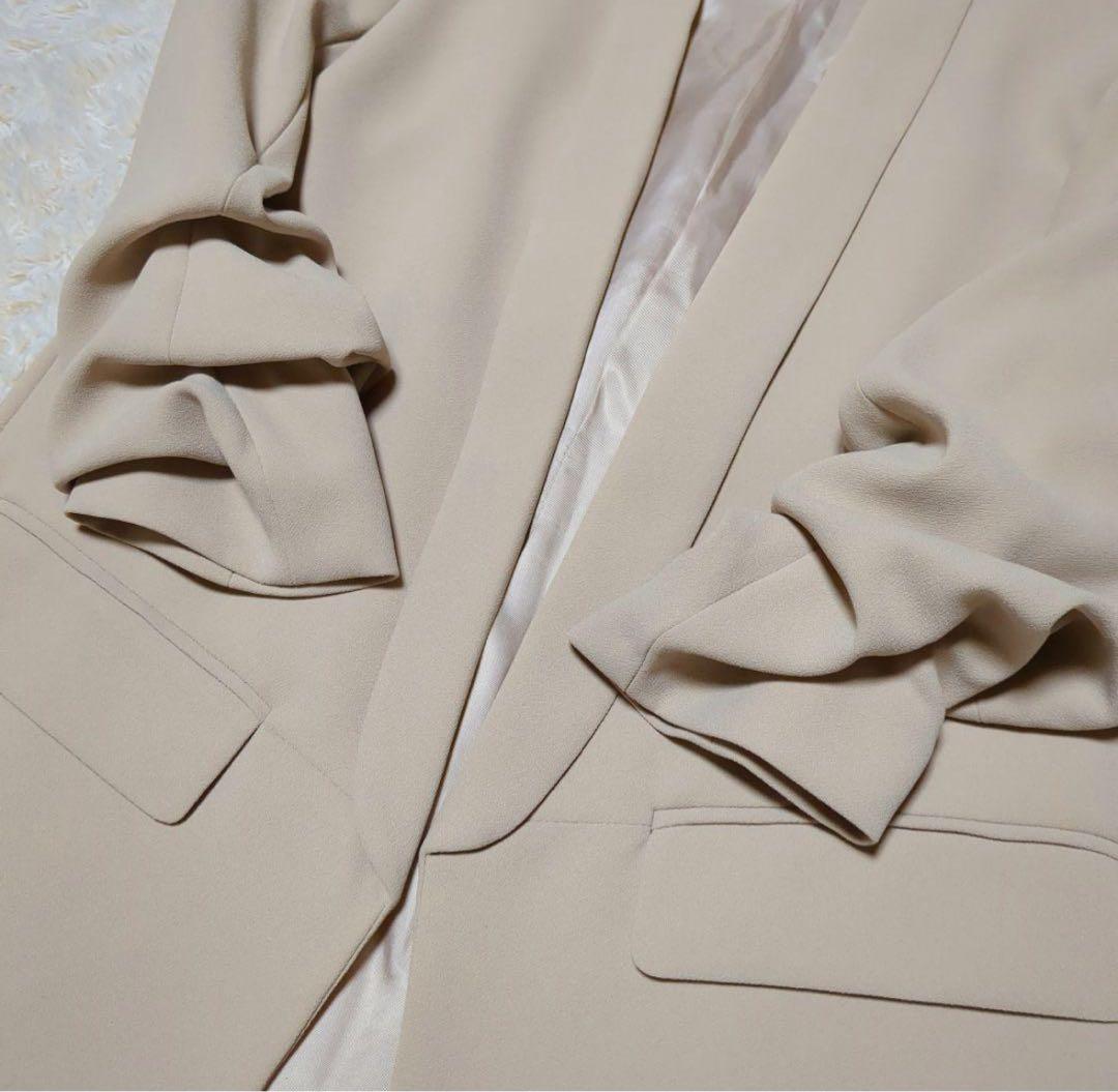 美品！ZARA　スーツセットアップ　ロールアップスリーブ　ワイドパンツ