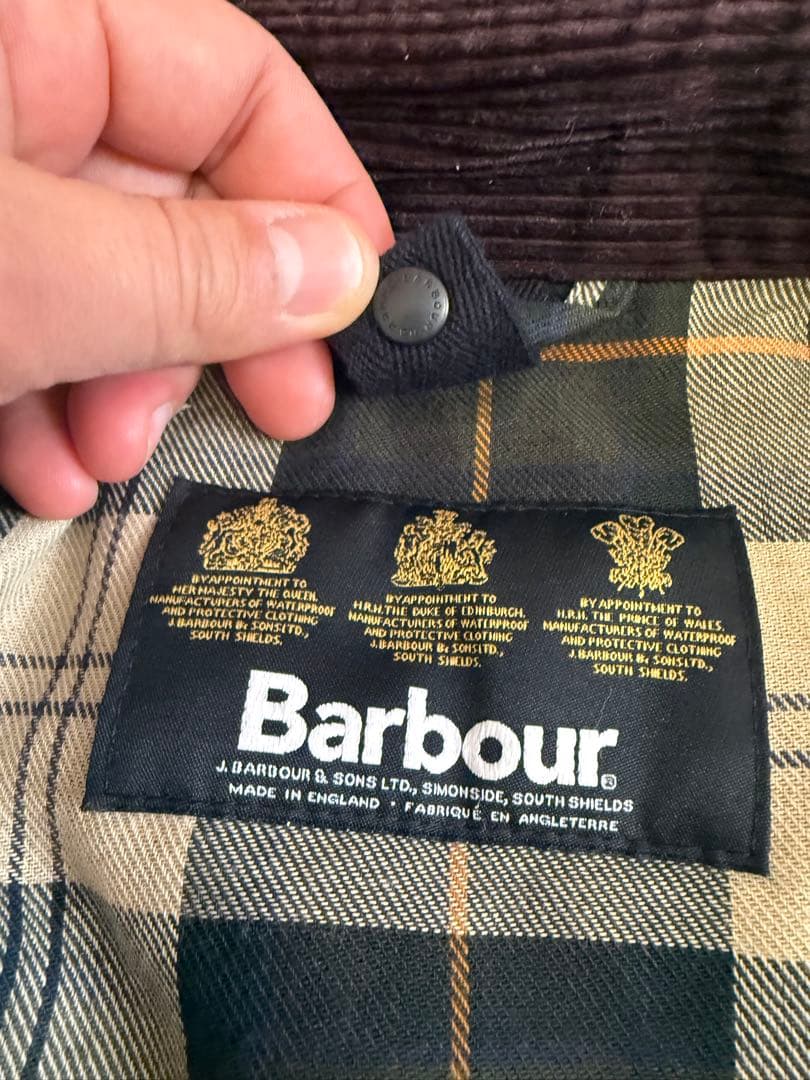 バブアー ビデイル スリムフィット38