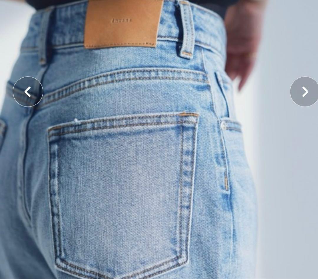 anuans ワイドレッグデニムライトブルー　サイズ1