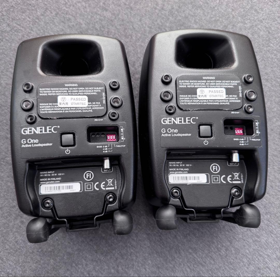 GENELEC ジェネレック G One ブラック 2本セット