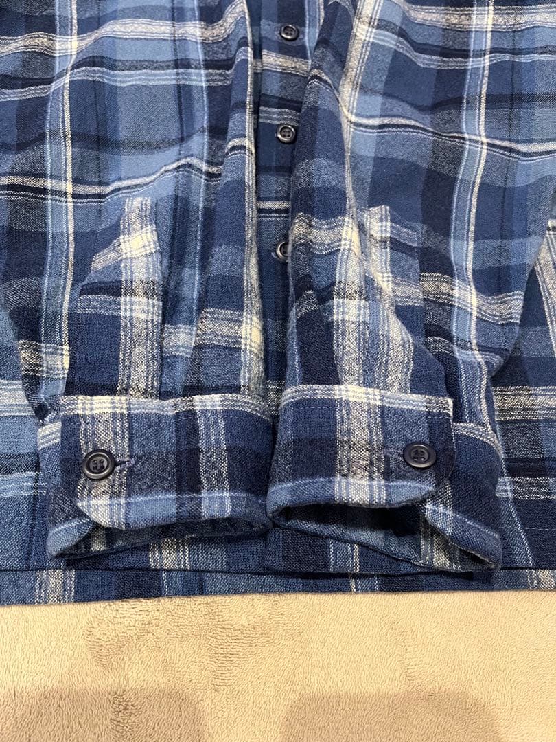 Pendleton ネルシャツ　青系