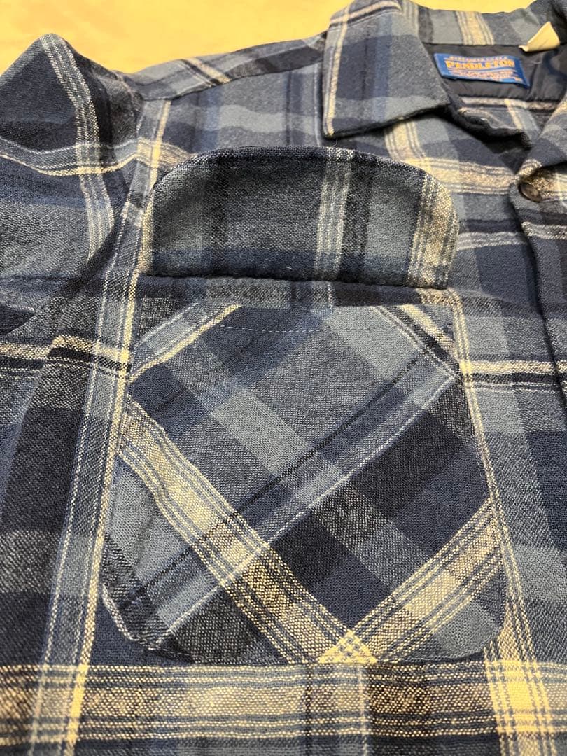 Pendleton ネルシャツ　青系